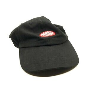 Parade Hat Adult Adjustable Snapback Black Embroidered Baseball Dad Cap